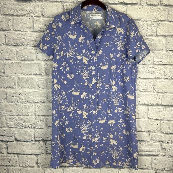 Urban Outfitters Dress Women XS Button Up Ditsy Floral Cottagecore Wismer - Picture 1 of 5